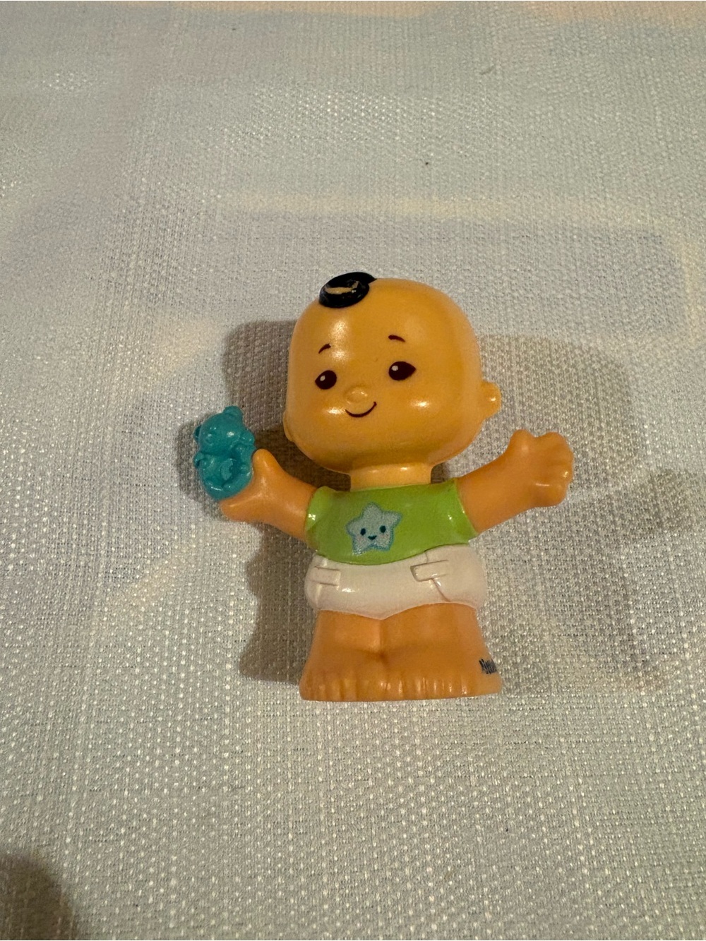 Little People Kids Baby Figure Toy in Green and White